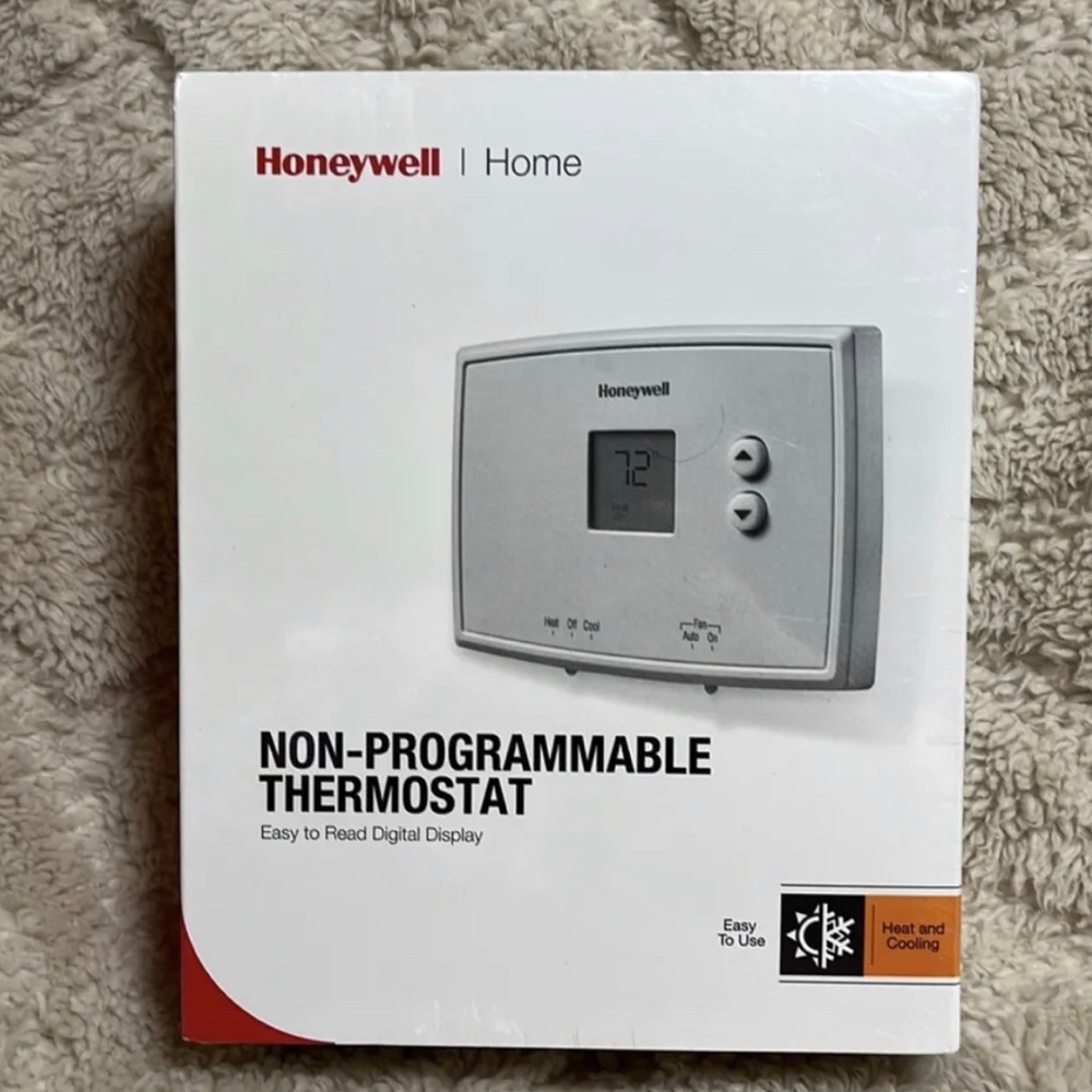 Honeywell Non-Programmable Thermostat - White